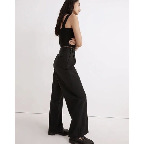 Madewell The Harlow Wide-Leg Pant NWT Size Petite 2 - Picture 4 of 16